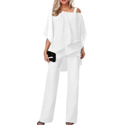 Seralyn | Elegant Chiffon Pantsuit
