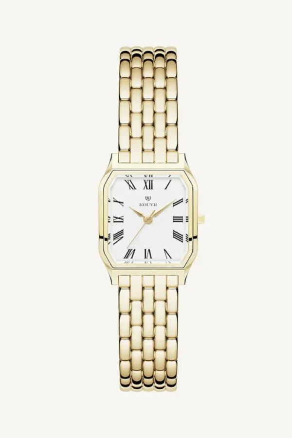 Infiniti 88 Asteria | White Dial Gold Tone Watch