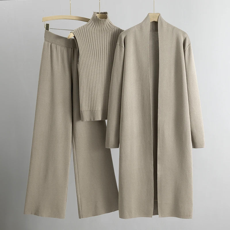 Valmira | Women’s 3-Piece Knit Outfit Set