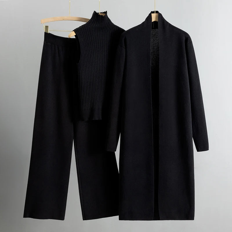 Valmira | Women’s 3-Piece Knit Outfit Set