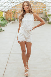 Lioré | Cotton Eyelet Embroidered Summer Set