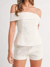 Averixa - Women’s Cropped Top & Pants Set