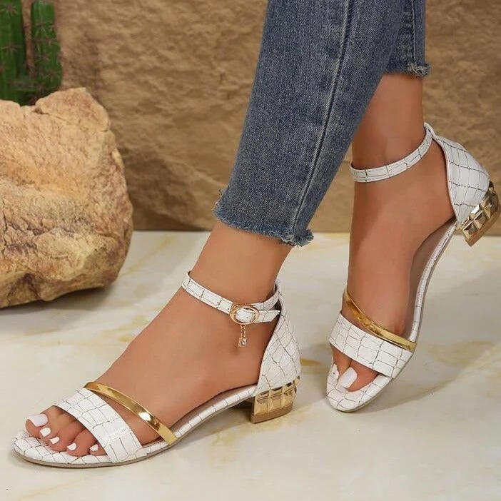 Alverna | Women’s Wedge Sandals with Ankle Strap