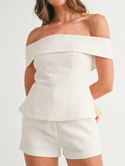 Averixa - Women’s Cropped Top & Pants Set