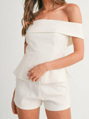 Averixa - Women’s Cropped Top & Pants Set