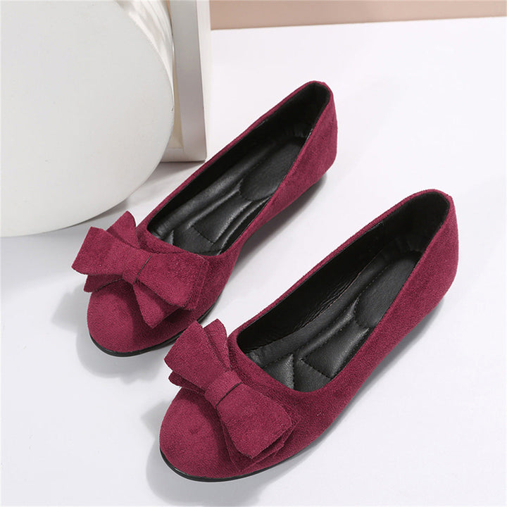 Esme | Women’s Comfort Flats – Supportive Bow Detail Shoes for Everyday Elegance