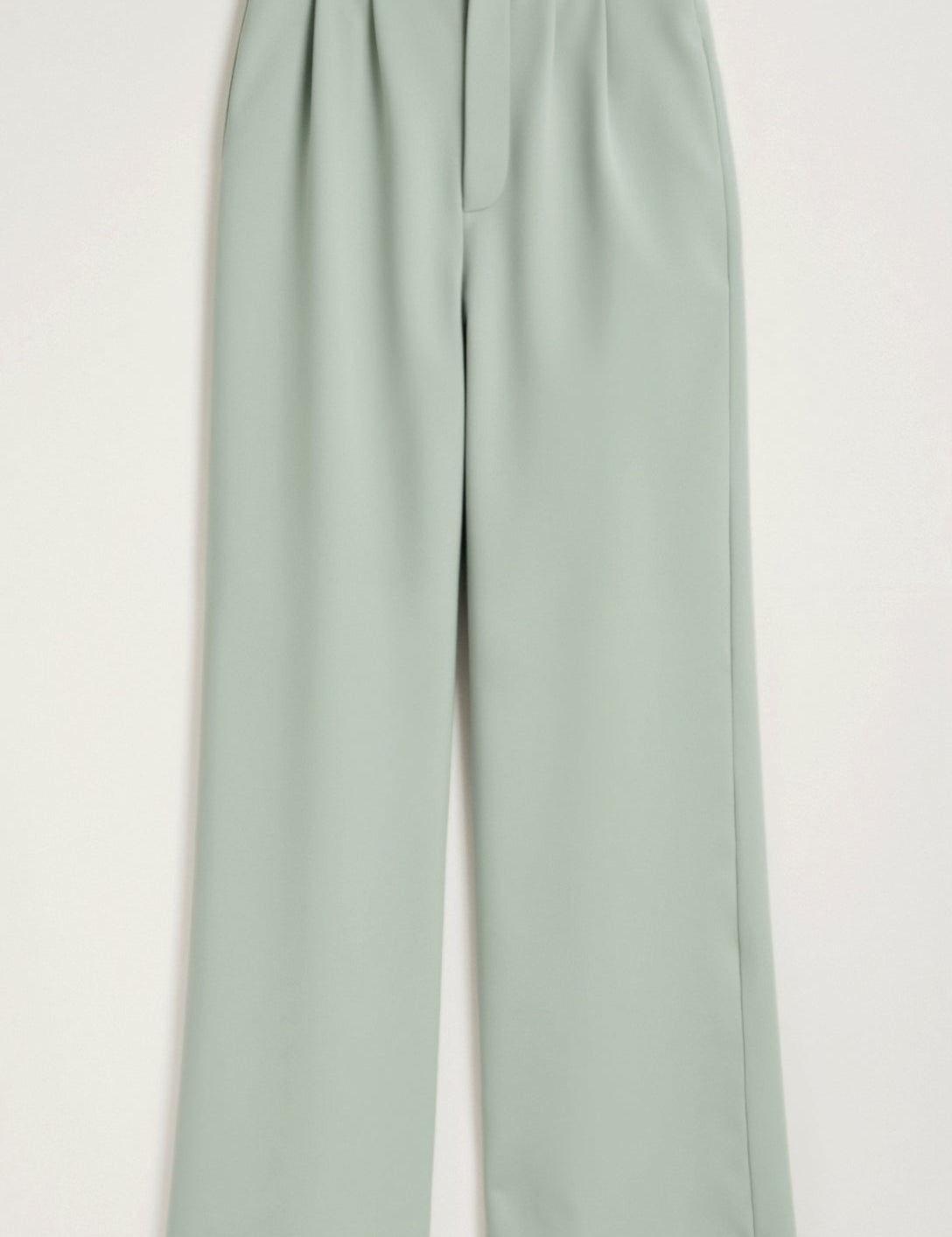 Calla | Women’s Wide-Leg Trousers – High Waisted, Pleated Front