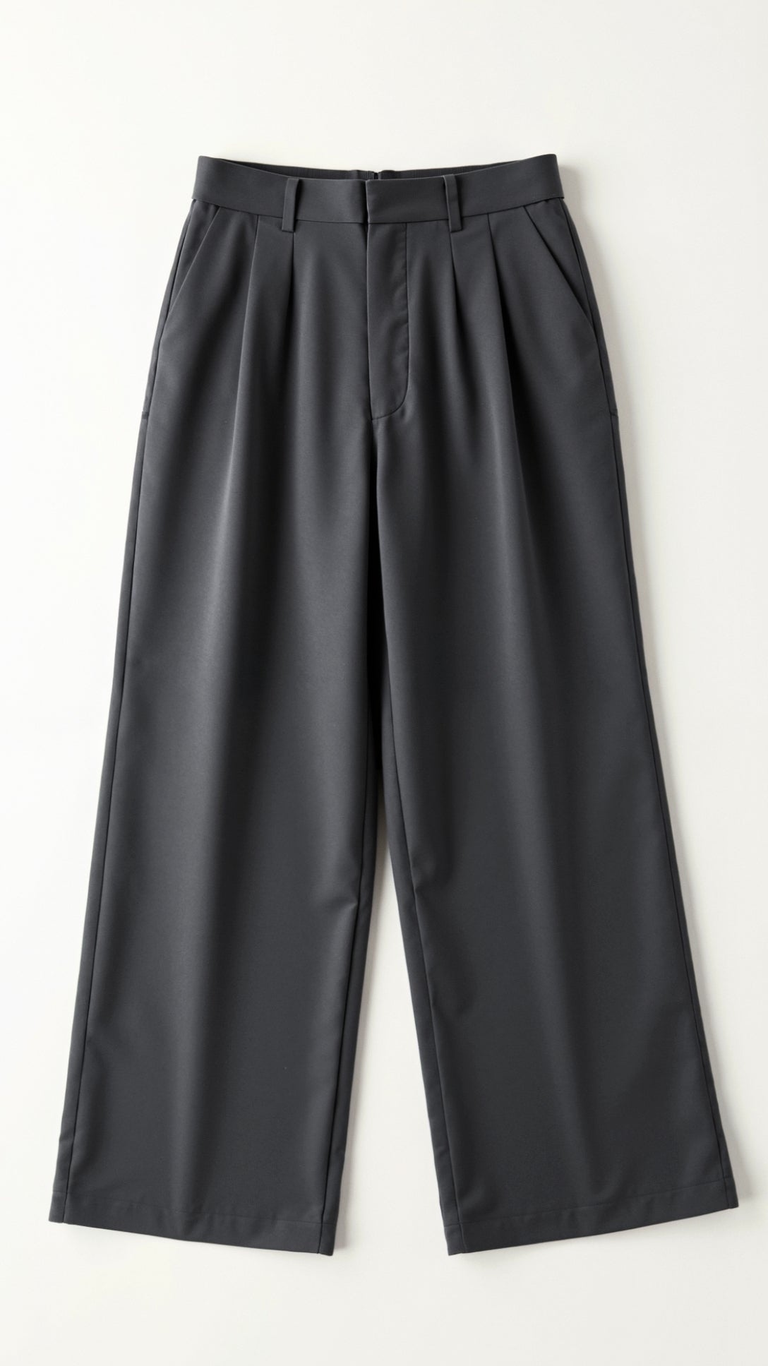 Calla | Women’s Wide-Leg Trousers – High Waisted, Pleated Front