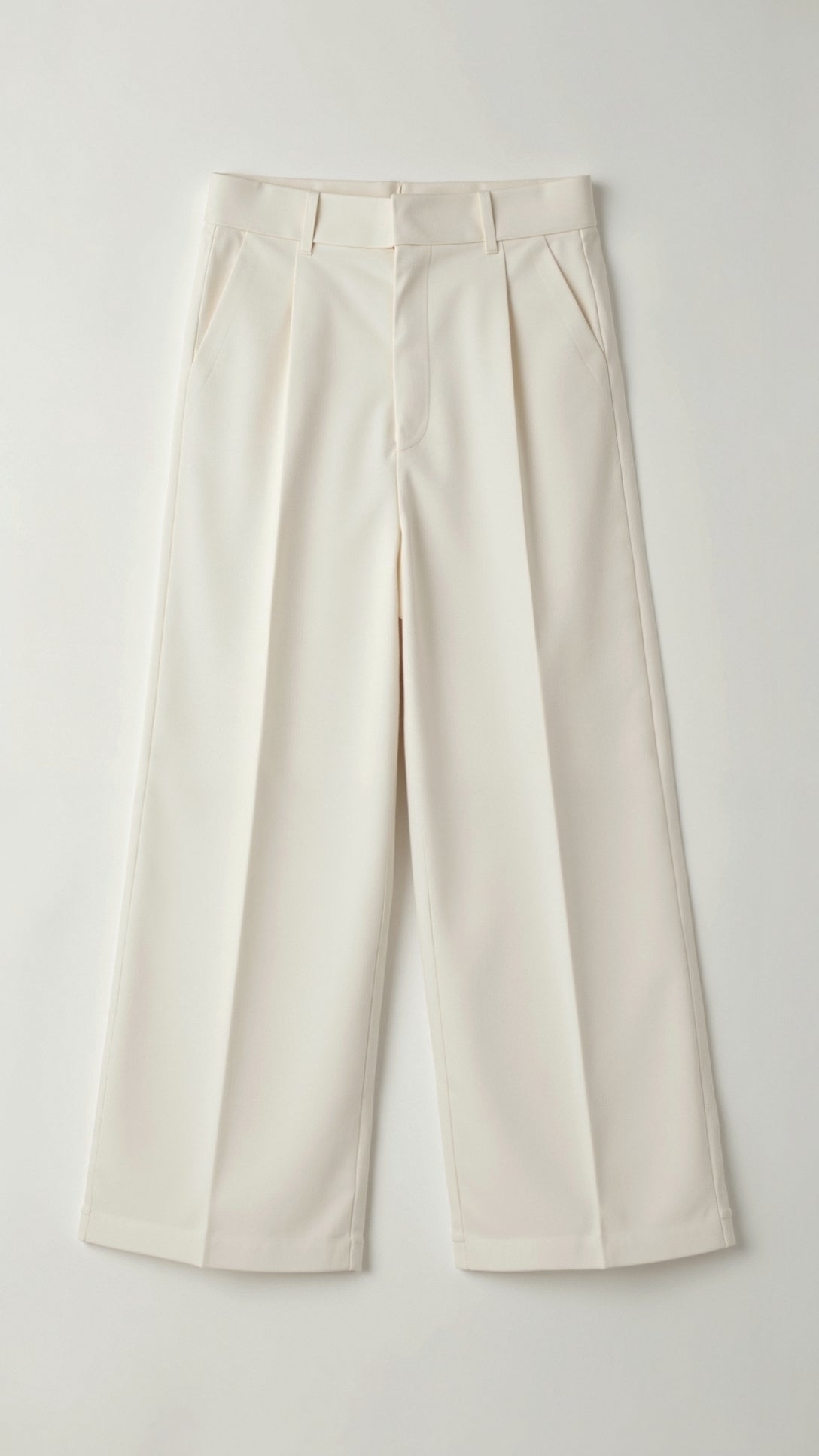 Calla | Women’s Wide-Leg Trousers – High Waisted, Pleated Front