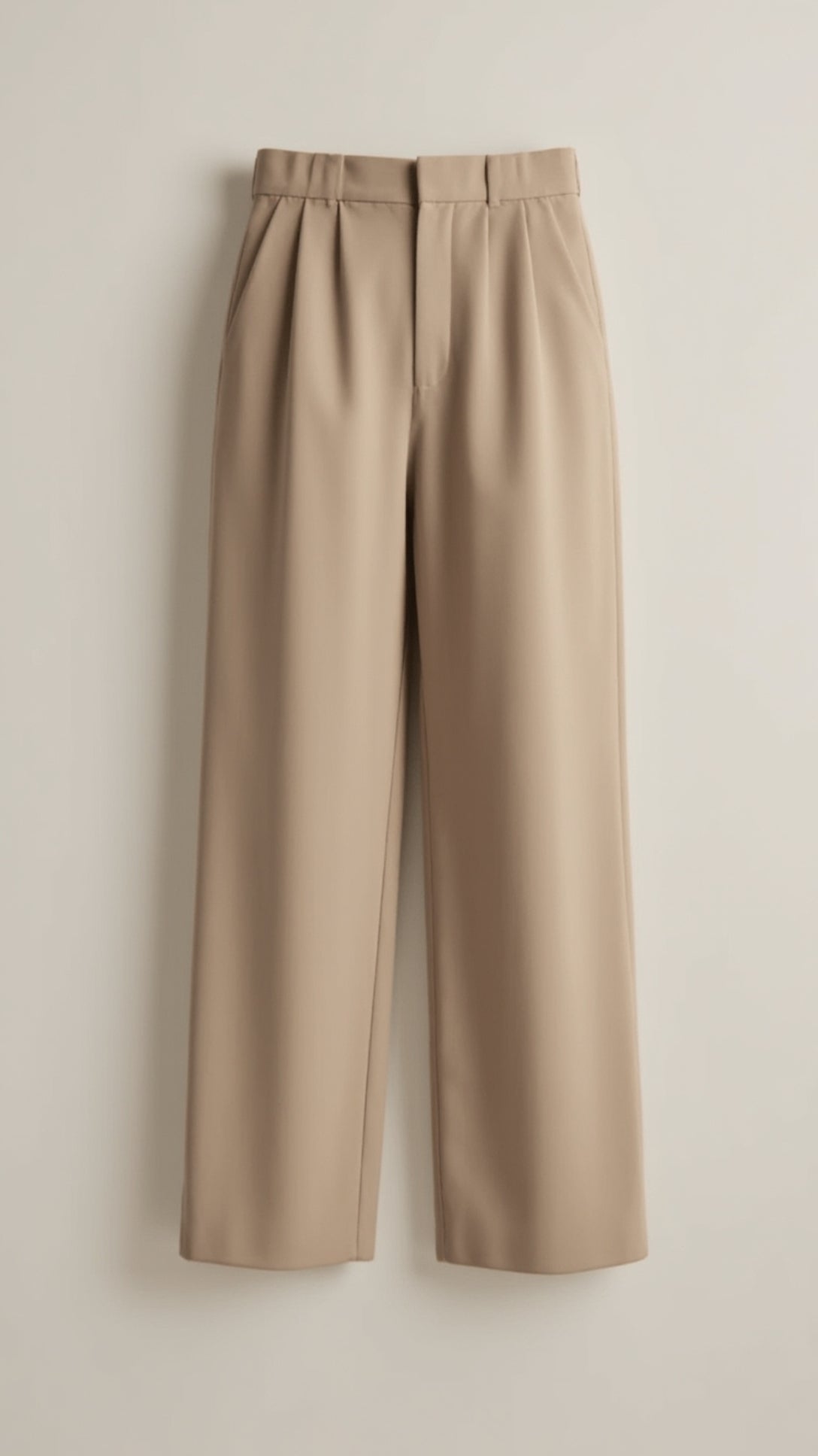 Calla | Women’s Wide-Leg Trousers – High Waisted, Pleated Front