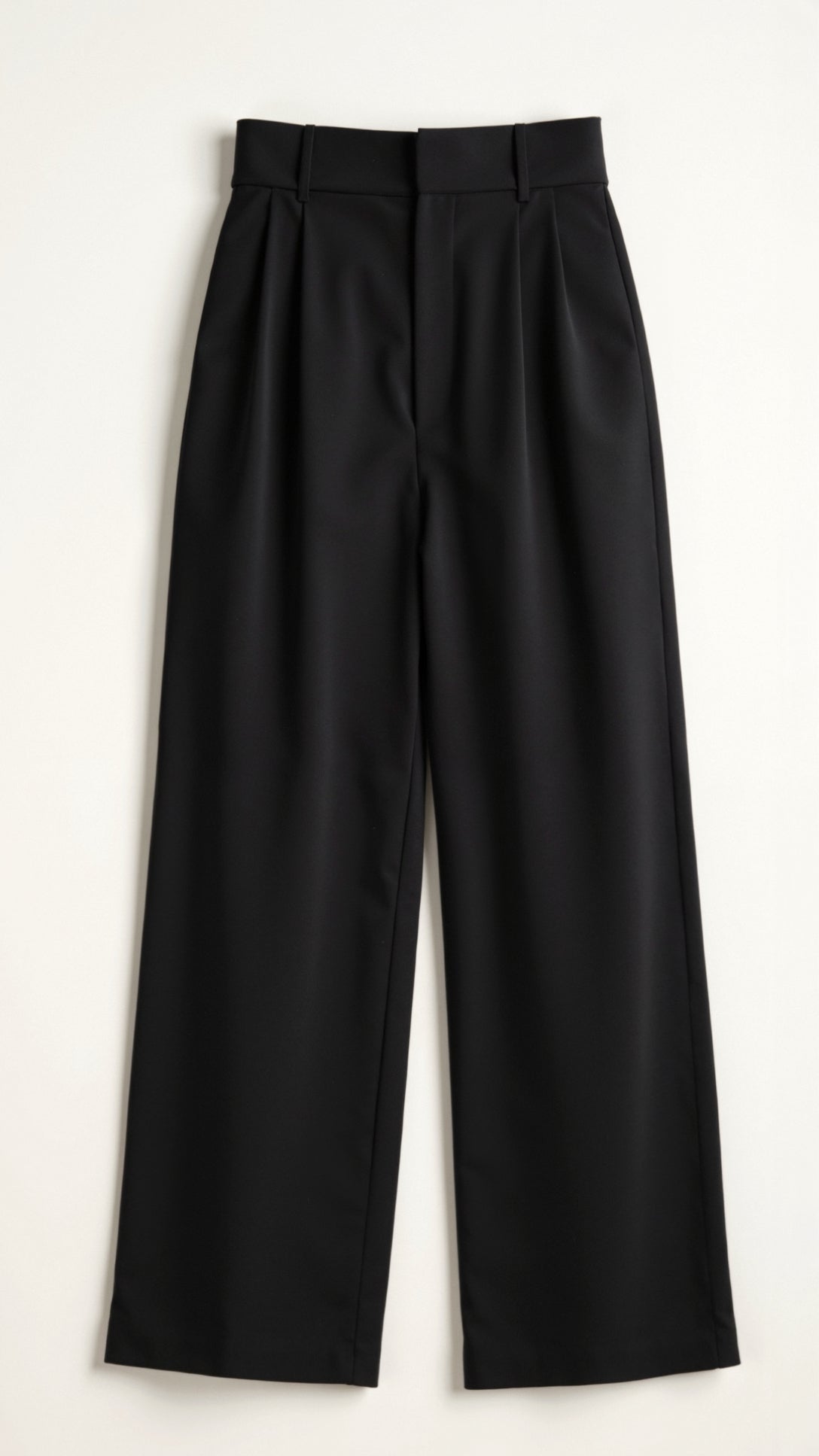 Calla | Women’s Wide-Leg Trousers – High Waisted, Pleated Front