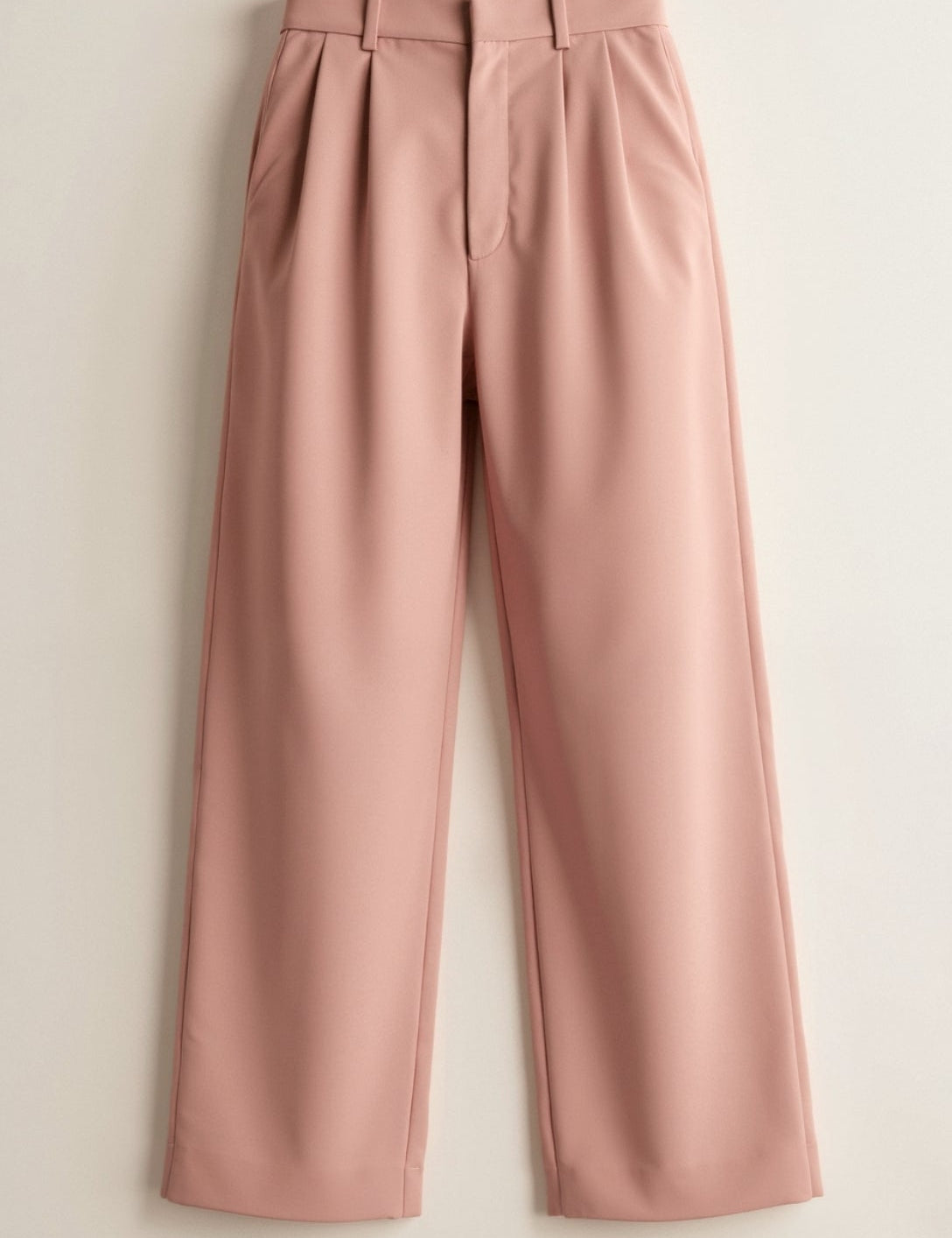 Calla | Women’s Wide-Leg Trousers – High Waisted, Pleated Front