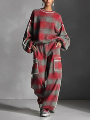 Rovexa - Women’s Plaid Streetwear Set
