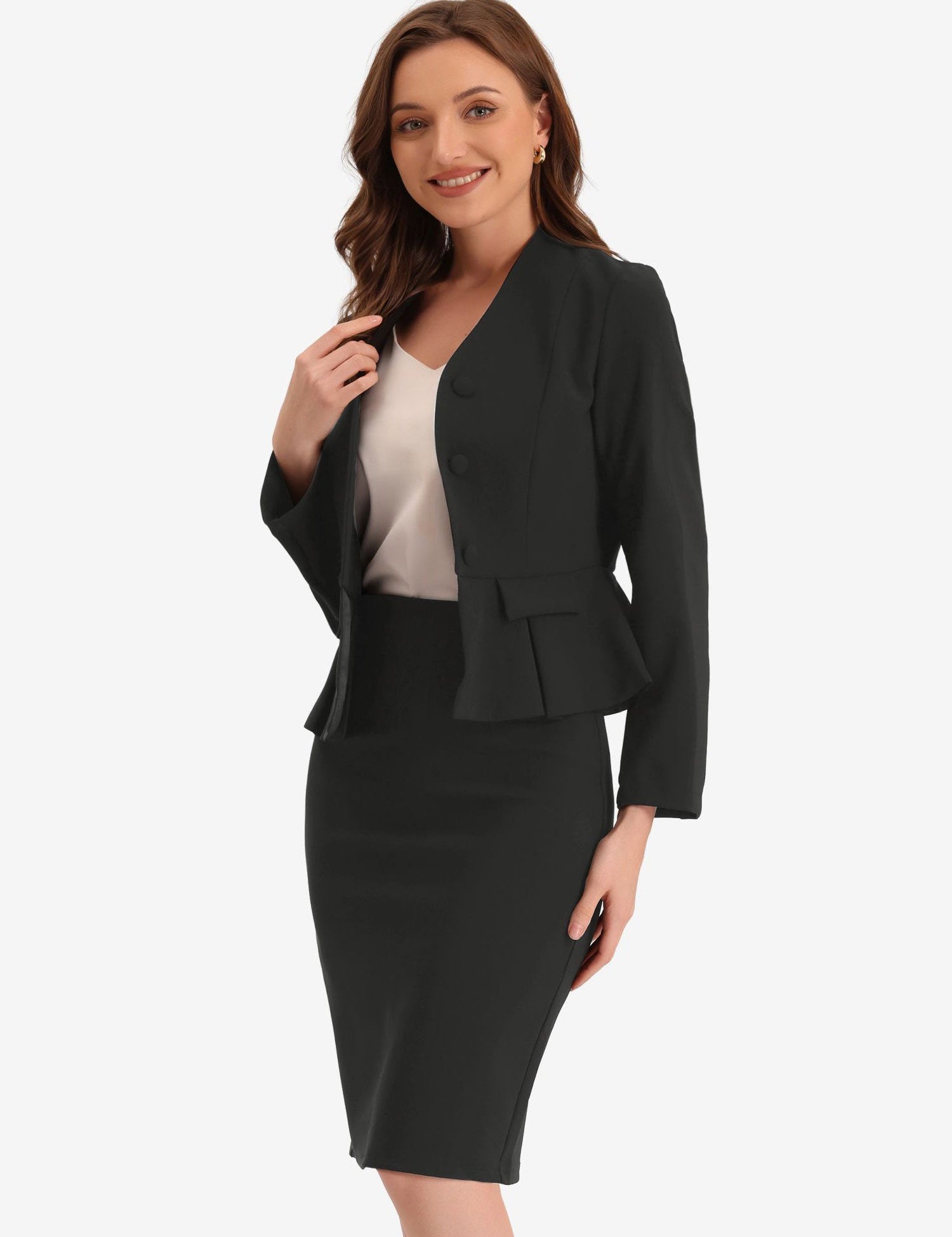 Peplira - Women’s Peplum Work Blouse