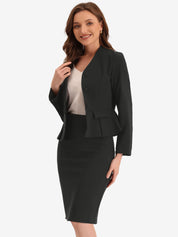 Peplira - Women’s Peplum Work Blouse