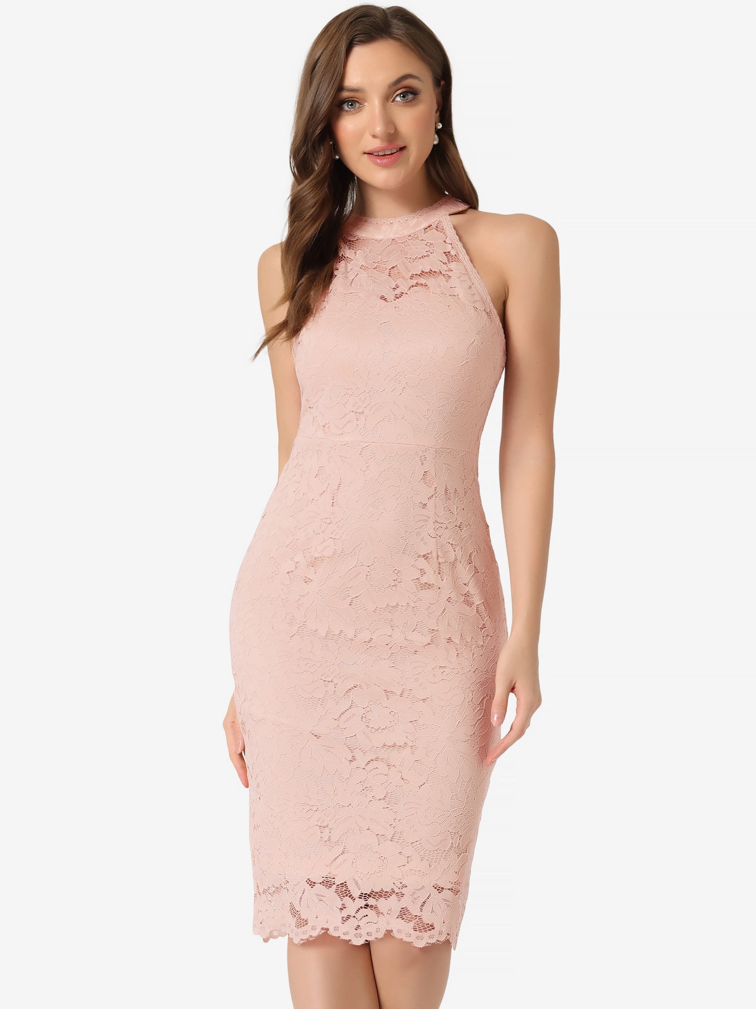 Lacevera - Women’s Lace Sheath Cocktail Dress