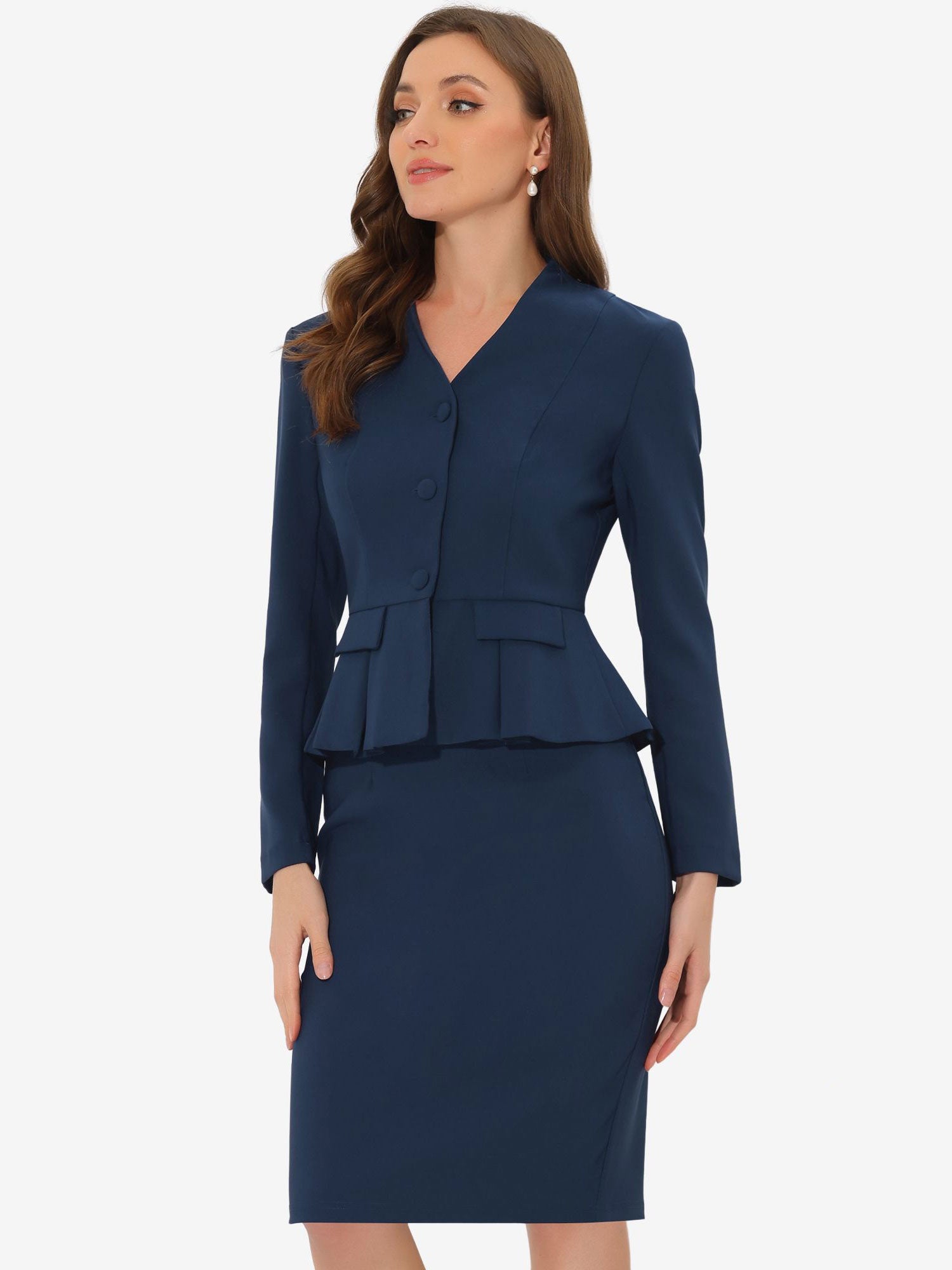 Peplira - Women’s Peplum Work Blouse