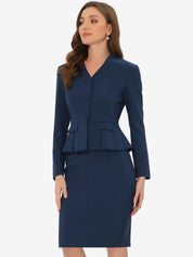 Peplira - Women’s Peplum Work Blouse