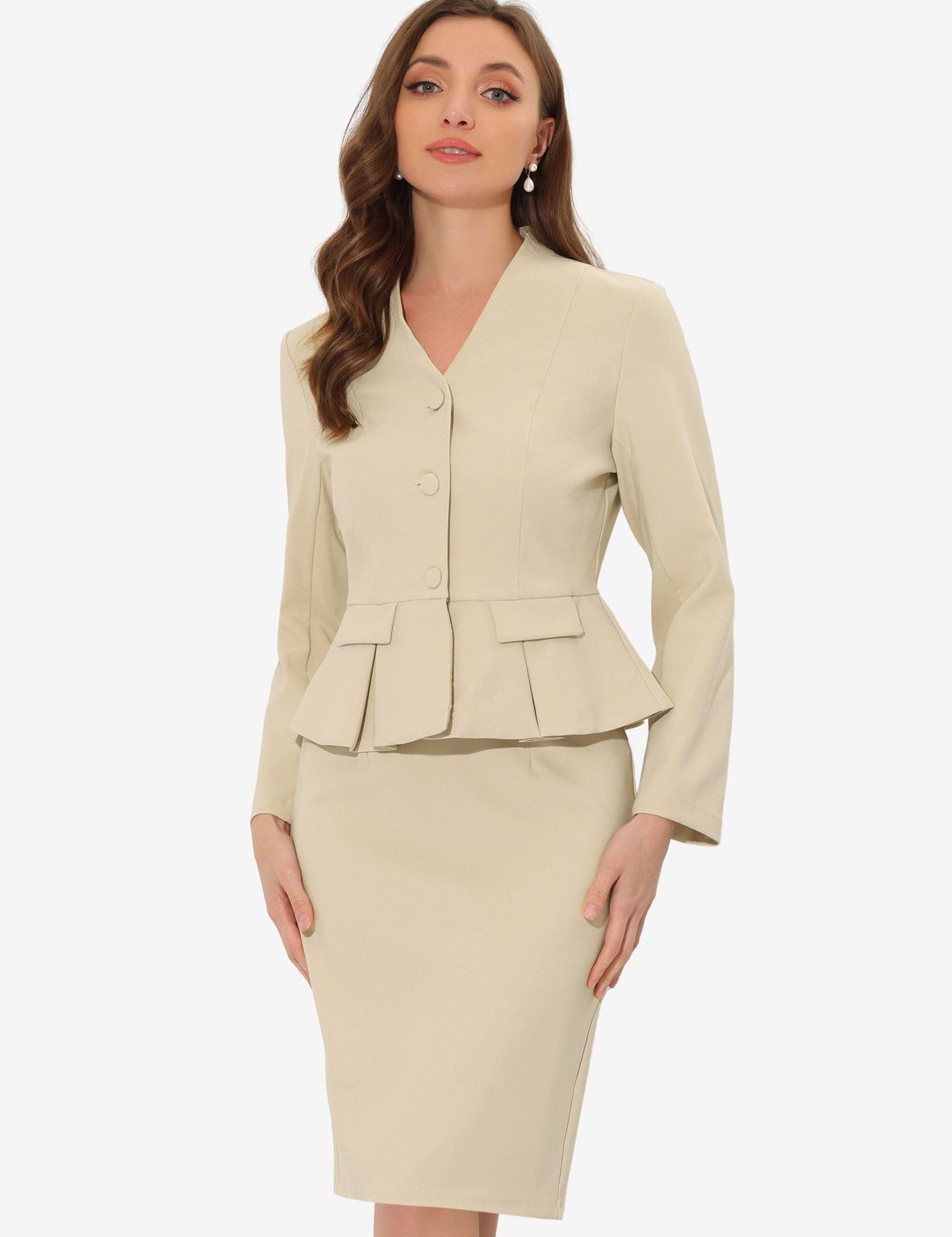 Peplira - Women’s Peplum Work Blouse