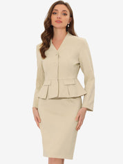 Peplira - Women’s Peplum Work Blouse