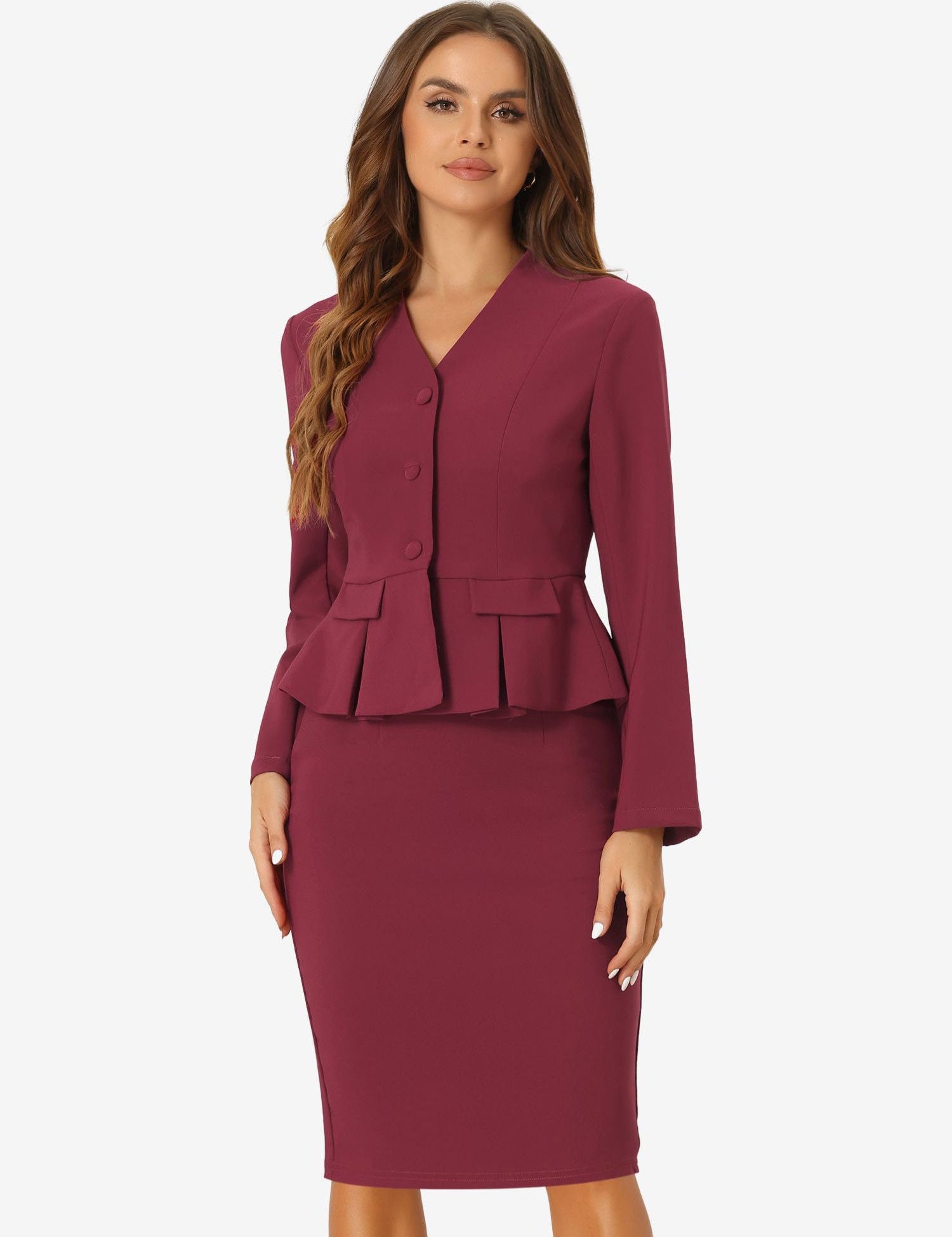Peplira - Women’s Peplum Work Blouse