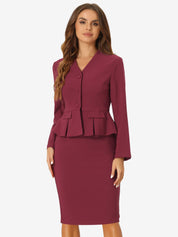 Peplira - Women’s Peplum Work Blouse