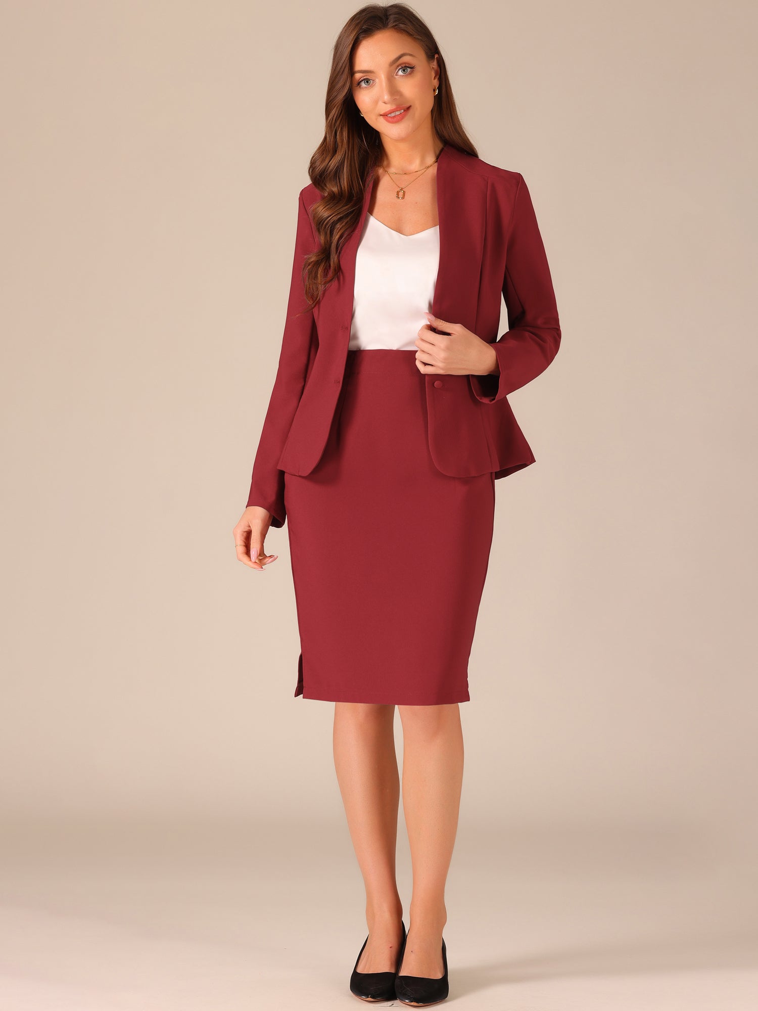 Seressa - Women’s Button Down Work Blouse