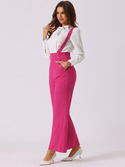 Suspira - Women’s Wide Leg Suspender Jumpsuit