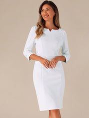 Wrapvera - Women’s Wrap Midi Dress