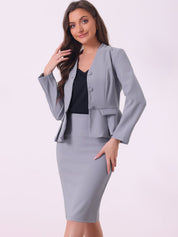 Peplira - Women’s Peplum Work Blouse