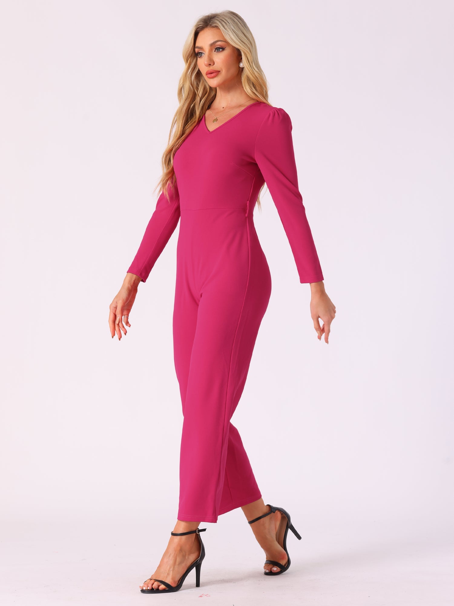 Velmora - Women’s High Neck Long Sleeve Dress