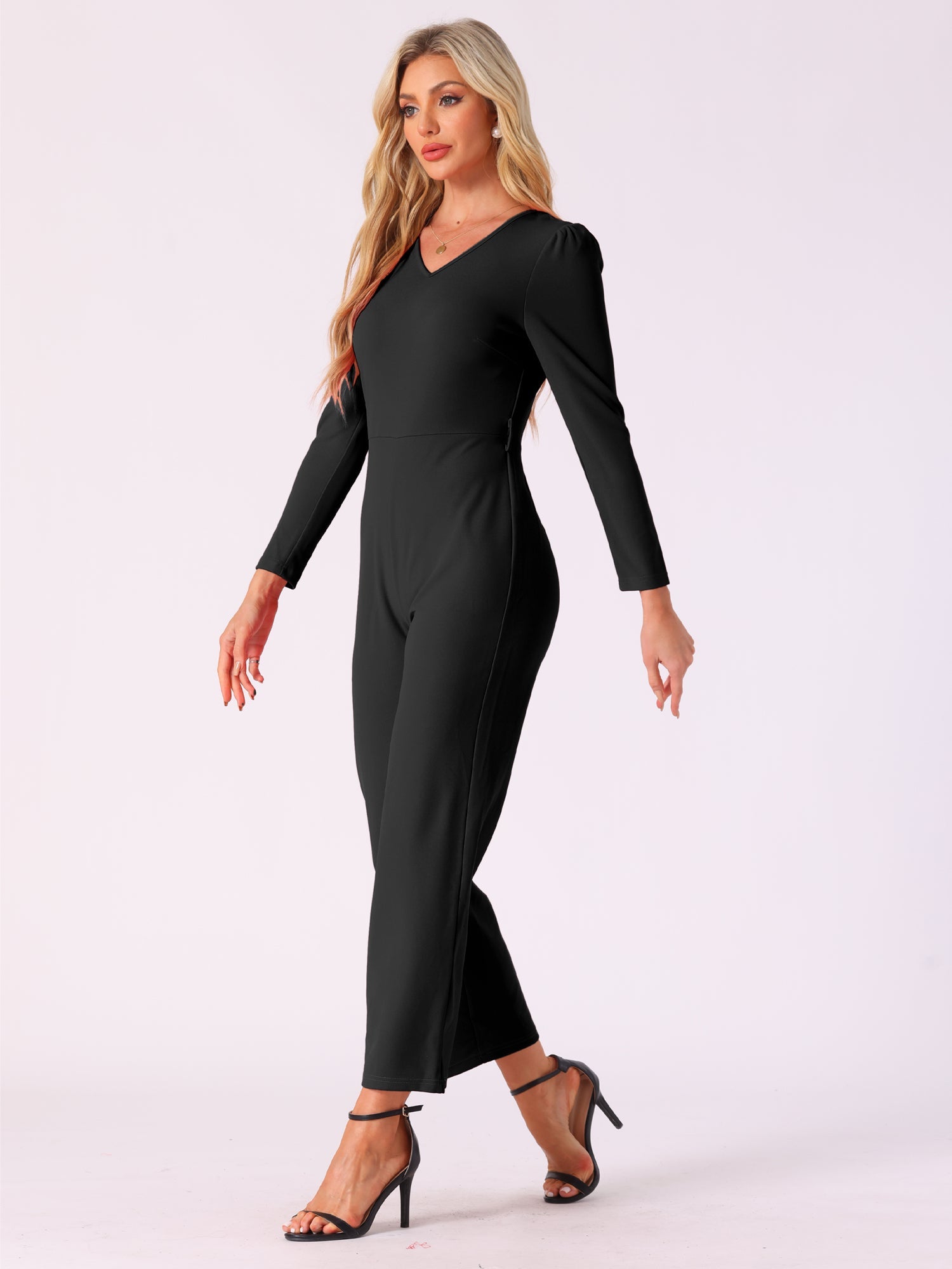 Velmora - Women’s High Neck Long Sleeve Dress