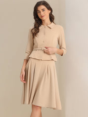 Ofressa - Women’s Button Down Work Blouse