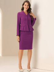 Peplira - Women’s Peplum Work Blouse