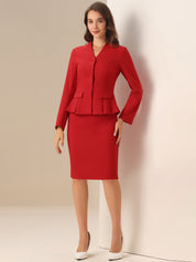 Peplira - Women’s Peplum Work Blouse