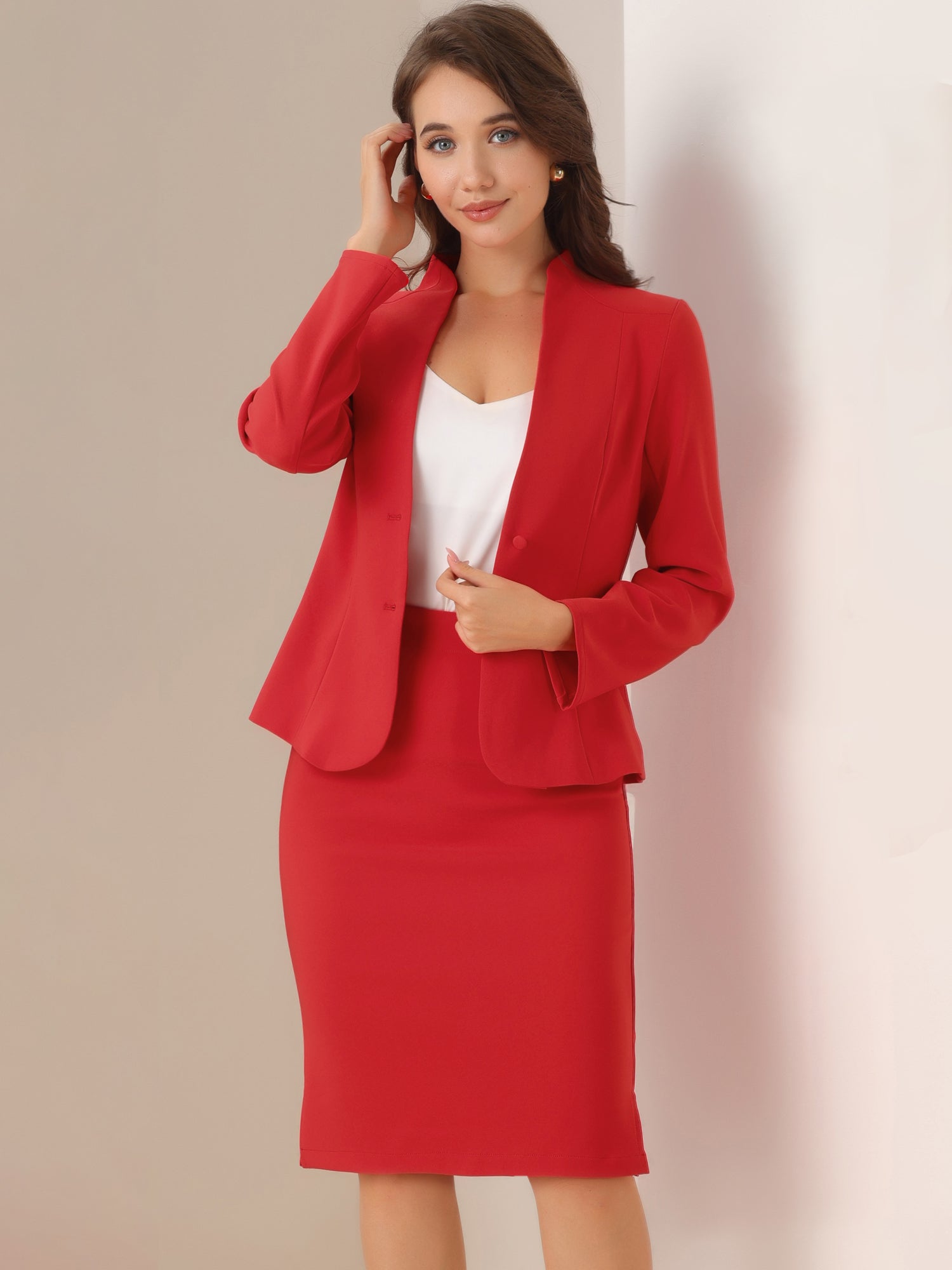 Seressa - Women’s Button Down Work Blouse