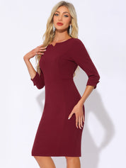Wrapvera - Women’s Wrap Midi Dress