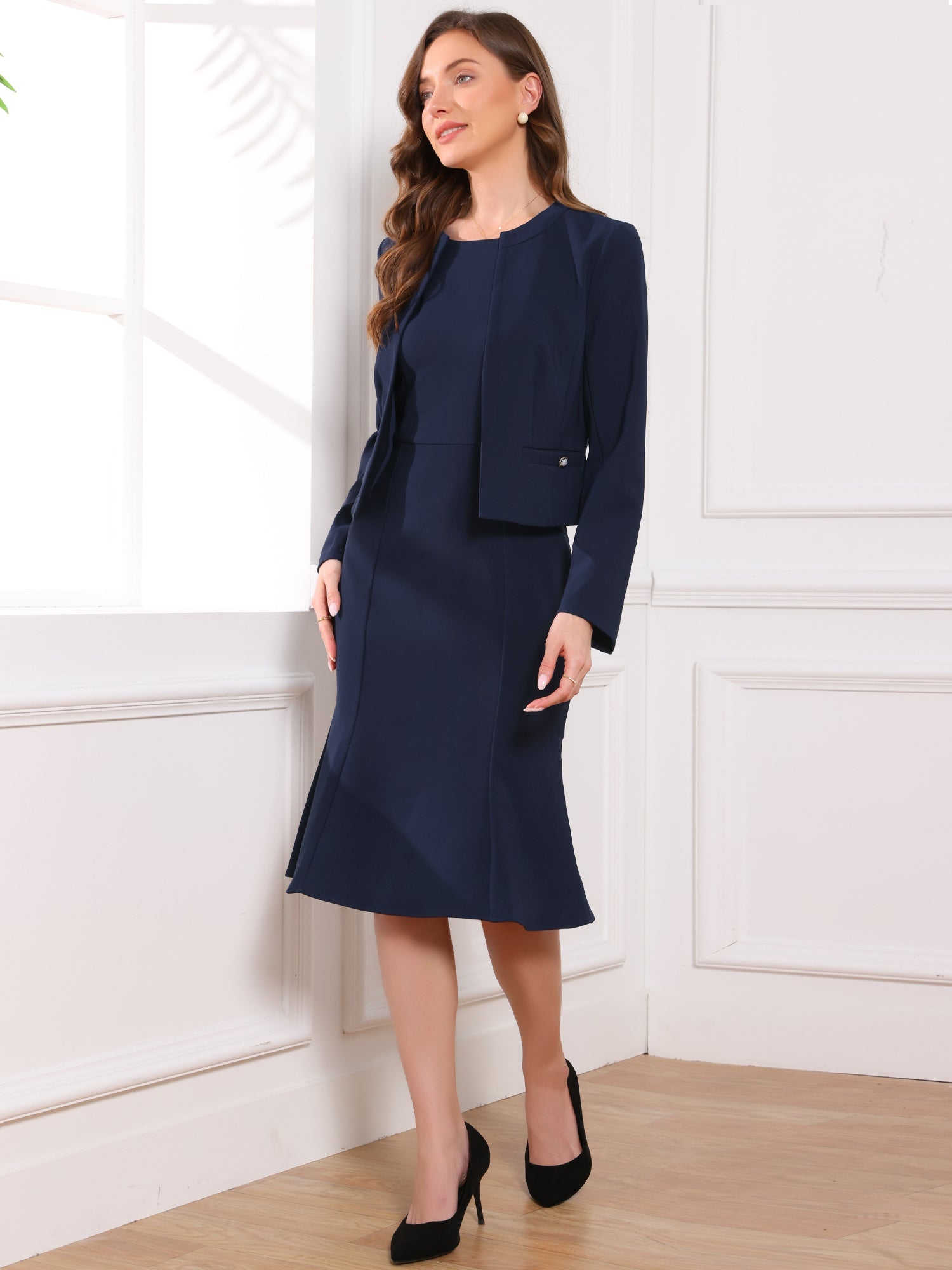 Casvera - Women’s Jacket & Dress Set