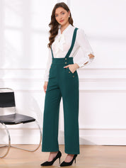 Suspira - Women’s Wide Leg Suspender Jumpsuit