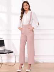 Suspira - Women’s Wide Leg Suspender Jumpsuit
