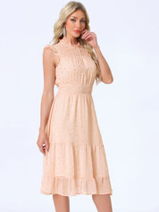 Stellara – Women’s Star Print A-Line Dress
