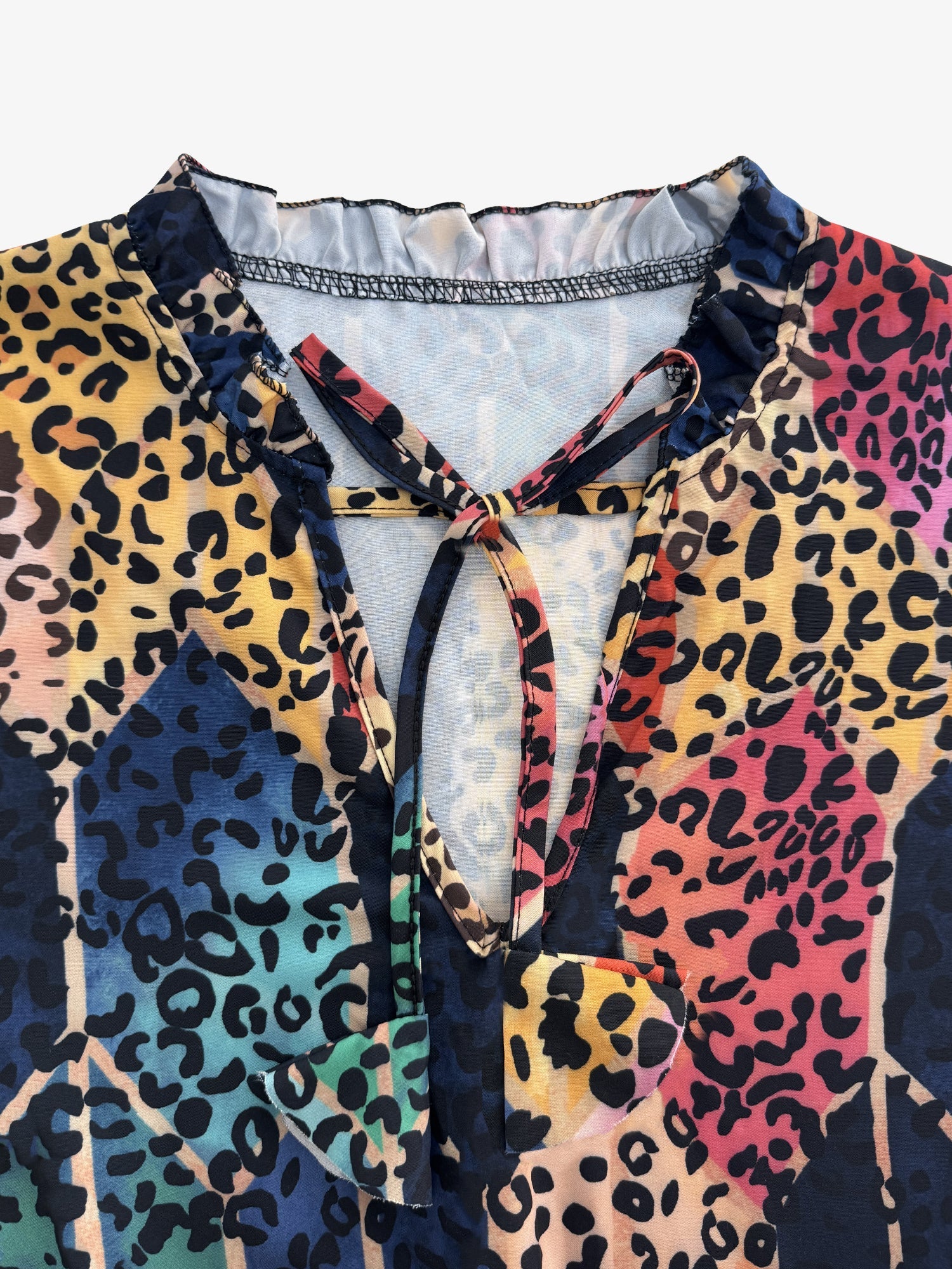 Leovessa - Women’s Leopard Long Sleeve Dress