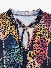 Leovessa - Women’s Leopard Long Sleeve Dress