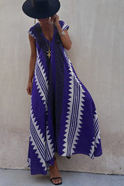 Mirelle – Relaxed V-Neck Maxi Dress