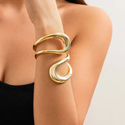 Camille Laurent | Liquid Silver Sculpt Choker Necklace