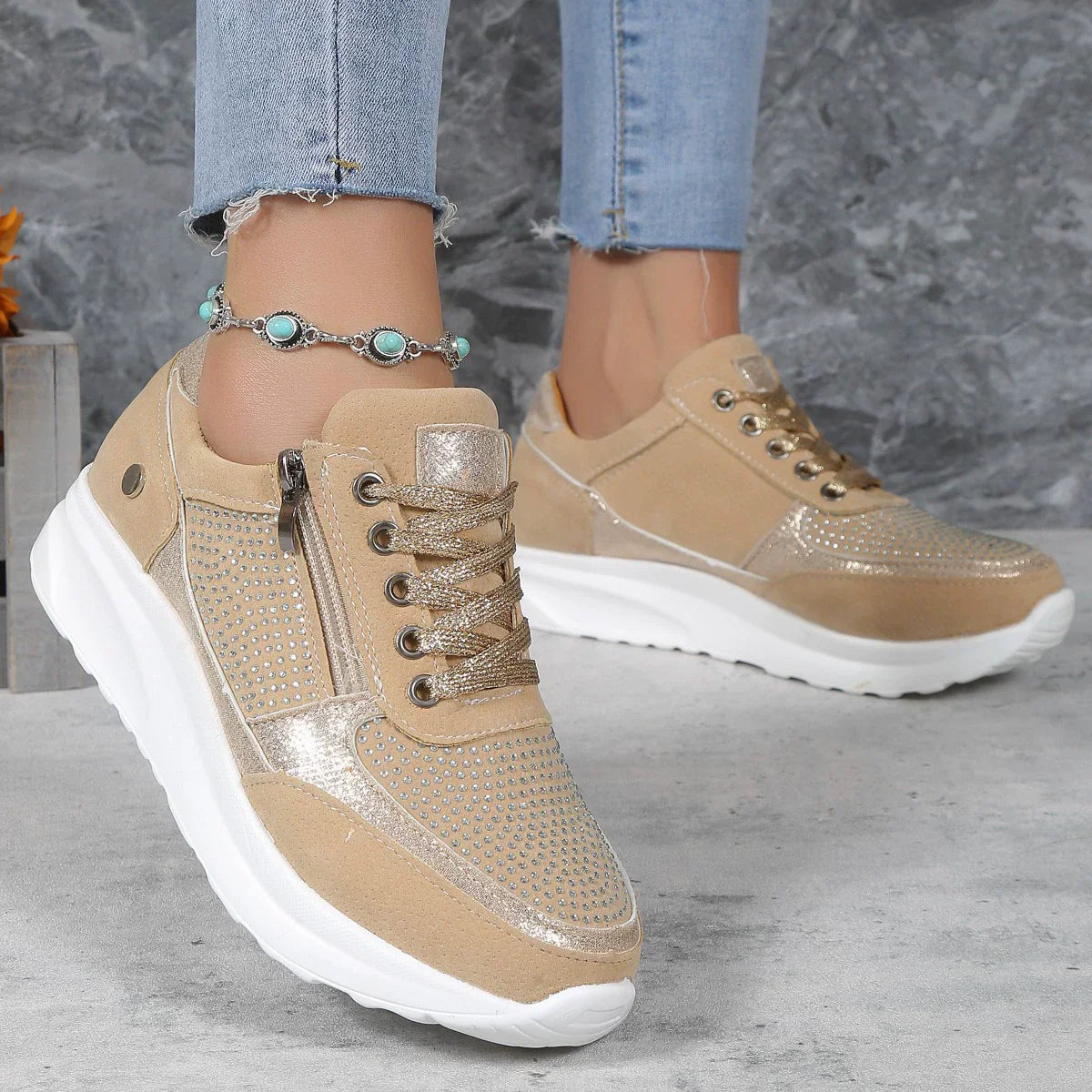 Navirea - Women’s Bunion Comfort Sneakers