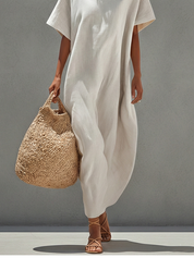 Solmara - Women’s Linen Resort Maxi Dress