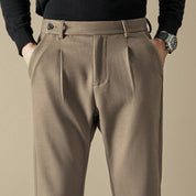 Verona | Men’s Wool Blend Pleated Trousers