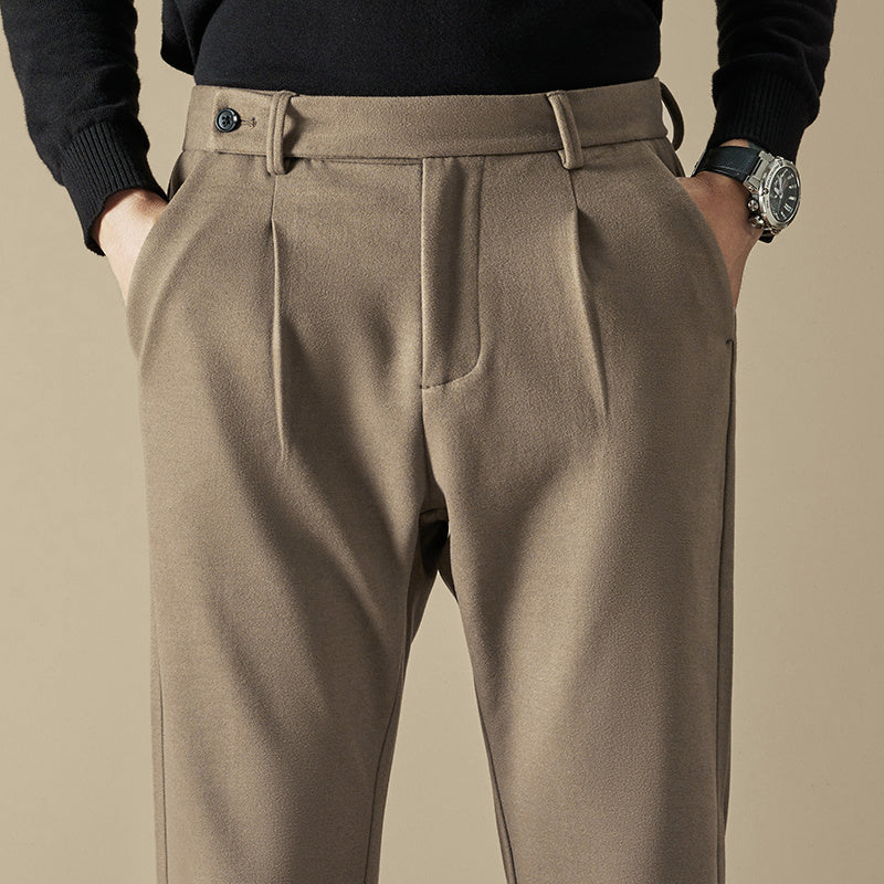 Verona | Men’s Wool Blend Pleated Trousers
