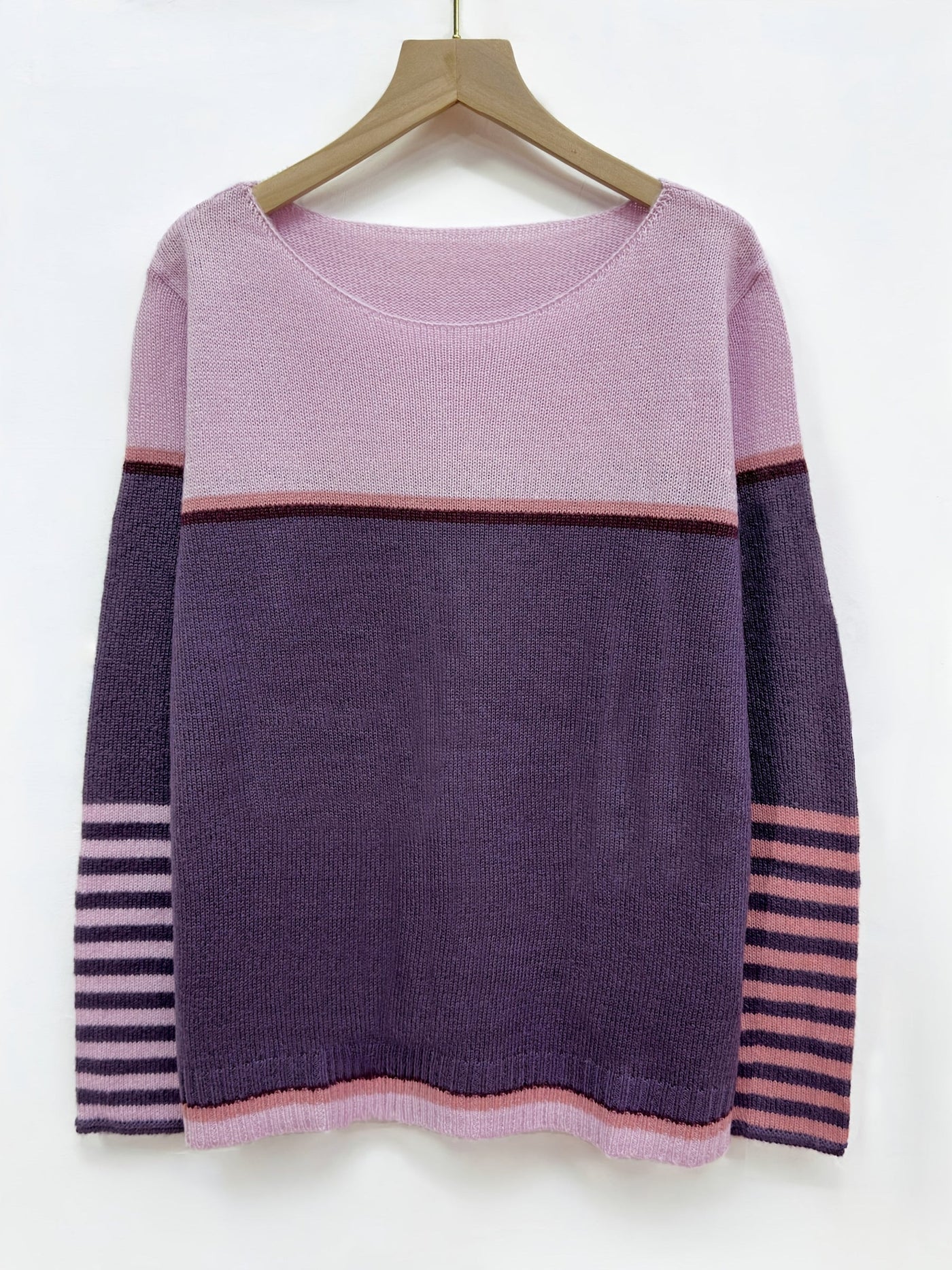 Women’s Long Sleeve Striped Sweater